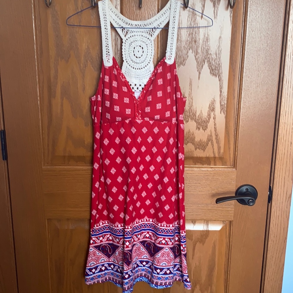 Women’s mini razor back dress